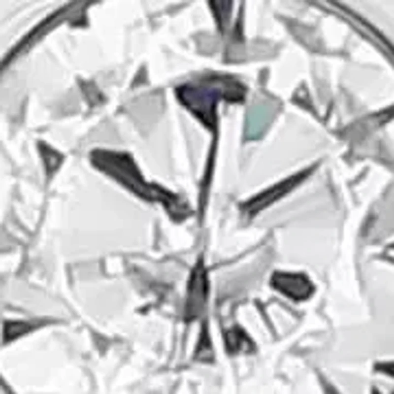 Lab Created Rhodium Plated Sterling Silver Women's Moissanite Teardrop Pavé Statement Ring