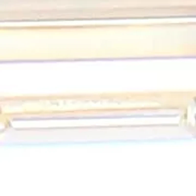 Lab Created 18K Yellow Gold Plated Sterling Silver Women's Moissanite Statement Ring