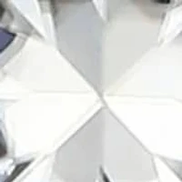 Lab Created 18K Yellow Gold Plated Sterling Silver Women's Moissanite Three-stone Engagement Ring