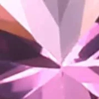 Created Pink Sapphire And CZ Ring Platinum Plated Sterling Silver