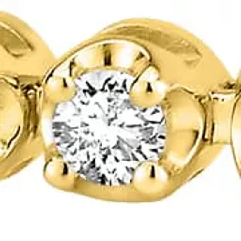 Lab Created 3 ct. t.w. Grown Diamond Bracelet 14K Gold