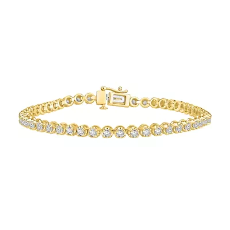 Lab Created 3 ct. t.w. Grown Diamond Bracelet 14K Gold