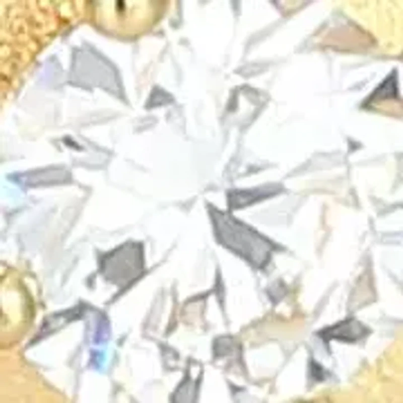 Lab Created 18K Yellow Gold Plated Sterling Silver Women's Created Moissanite Matte Finish Bangle