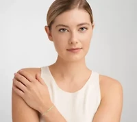 Genuine Peridot Bracelet in Sterling Silver