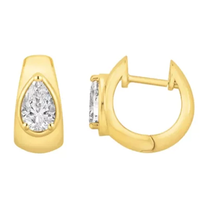 Lab Created 1 ct. t.w. Lab Grown Diamond Earrings in Silver