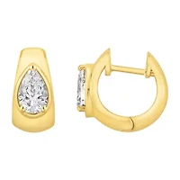 Lab Created 1 ct. t.w. Lab Grown Diamond Earrings in Silver