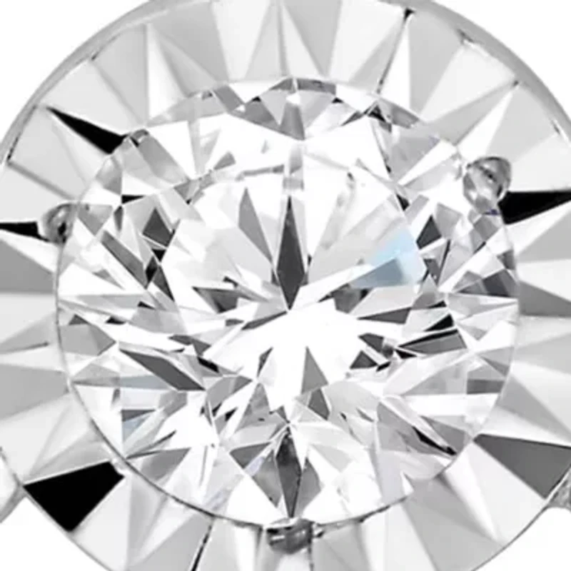 Lab Created 1/4 ct. t.w. Lab Grown Diamond Earrings in Silver