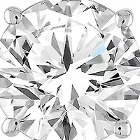 Lab Created 1/ ct. t.w. Lab Grown Diamond Earrings in Silver