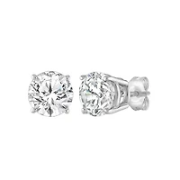 Lab Created 1/ ct. t.w. Lab Grown Diamond Earrings in Silver