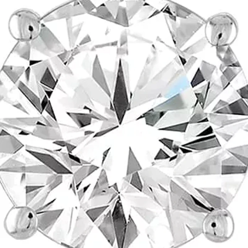 Lab Created 1 ct. t.w. Lab Grown Diamond Earrings in Silver