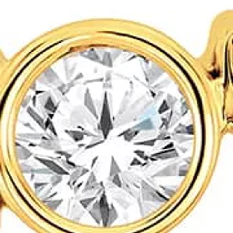 Lab Created 3/4 ct. t.w. Lab Grown Diamond Fashion Love Necklace in 10K Gold