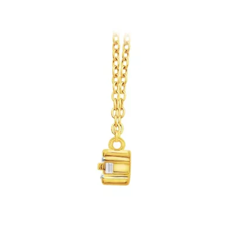 Lab Created 3/4 ct. t.w. Lab Grown Diamond Fashion Love Necklace in 10K Gold