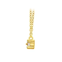 Lab Created 3/4 ct. t.w. Lab Grown Diamond Fashion Love Necklace in 10K Gold