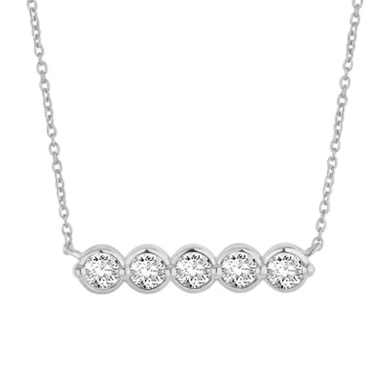 Lab Created 1 1/4 ct. t.w. Lab Grown Diamond Necklace in 14K Gold