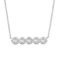 Lab Created 1 1/4 ct. t.w. Lab Grown Diamond Necklace in 14K Gold