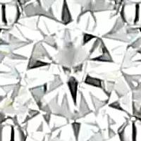 Lab Created Rhodium Plated Sterling Silver Women's Created Moissanite 4MM Tennis Necklace