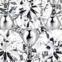 Lab Created Rhodium Plated Sterling Silver Women's Created Moissanite Pavé Oval Link Bracelet