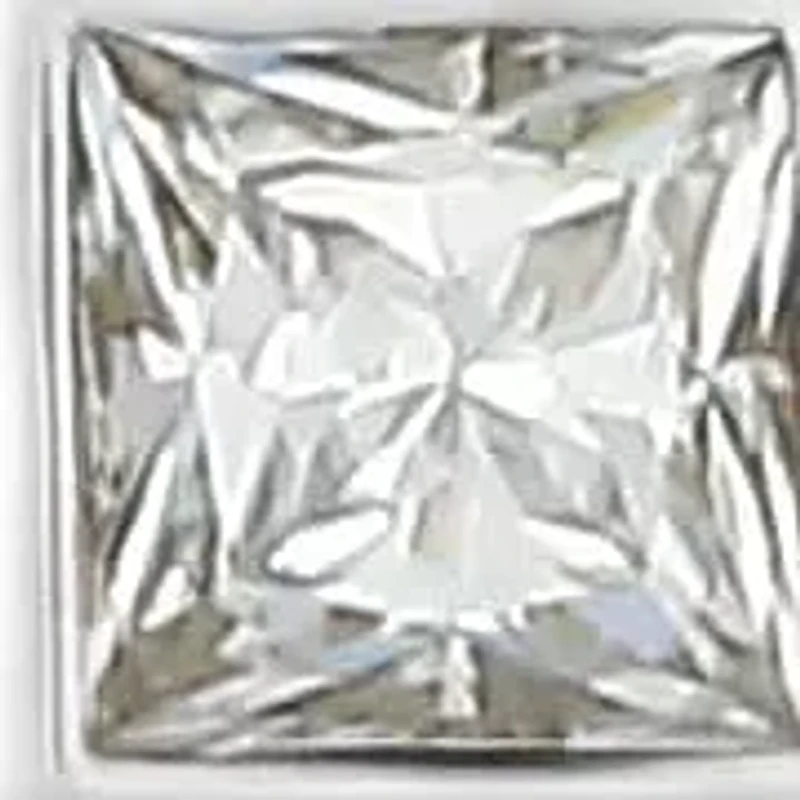 Lab Created Rhodium Plated Sterling Silver Women's Created Moissanite Cross Pendant Necklace