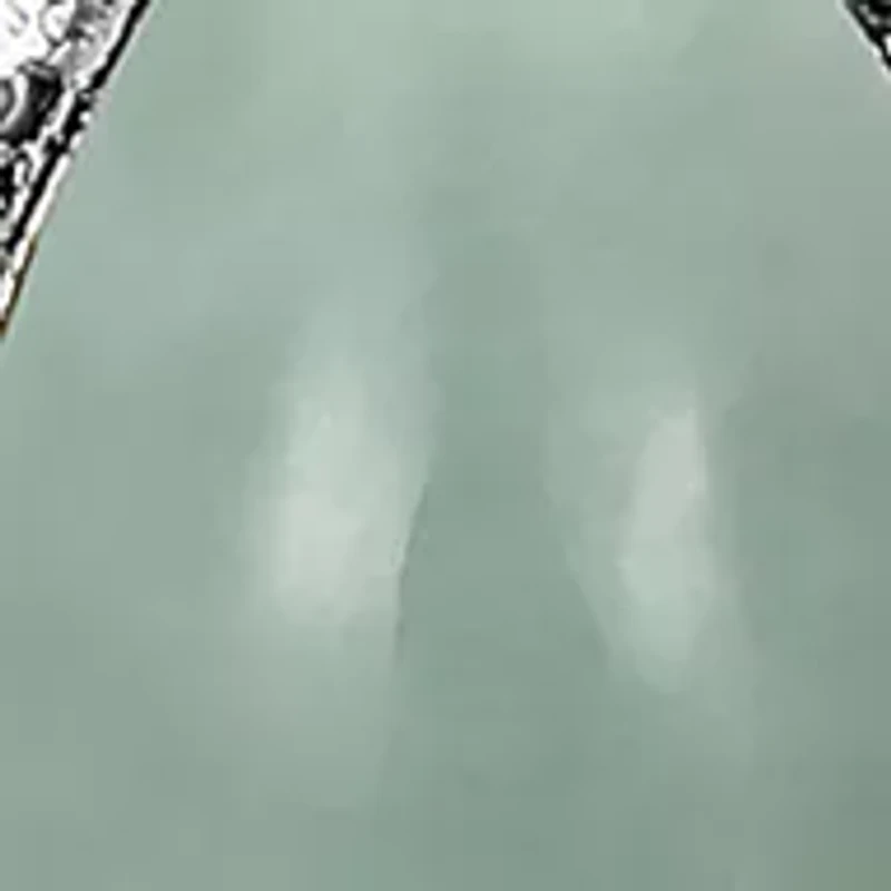 Genuine Green Jade and Created White Sapphire Pear Shape 18" Necklace in Sterling Silver