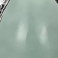 Genuine Green Jade and Created White Sapphire Pear Shape 18" Necklace in Sterling Silver