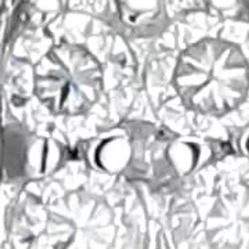 Lab Created Rhodium Plated Sterling Silver Women's Created Moissanite "M" Pendant Necklace