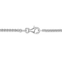 Men's Genuine Black Spinel Compass Pendant Necklace in 18K Gold and Rhodium Plated Sterling Silver