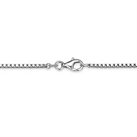 Rhodium Plated Sterling Silver Men's Genuine Black Onyx Pendant Necklace