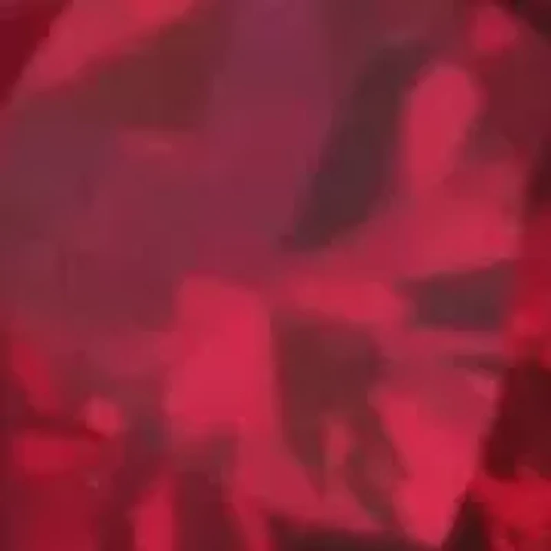 Created Ruby and White Sapphire Heart Necklace in Rhodium Plated Sterling Silver