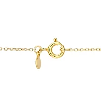 1/10 cttw Diamond  Horizontal Bar Necklace in 18k Yellow Gold Plated Sterling Silver