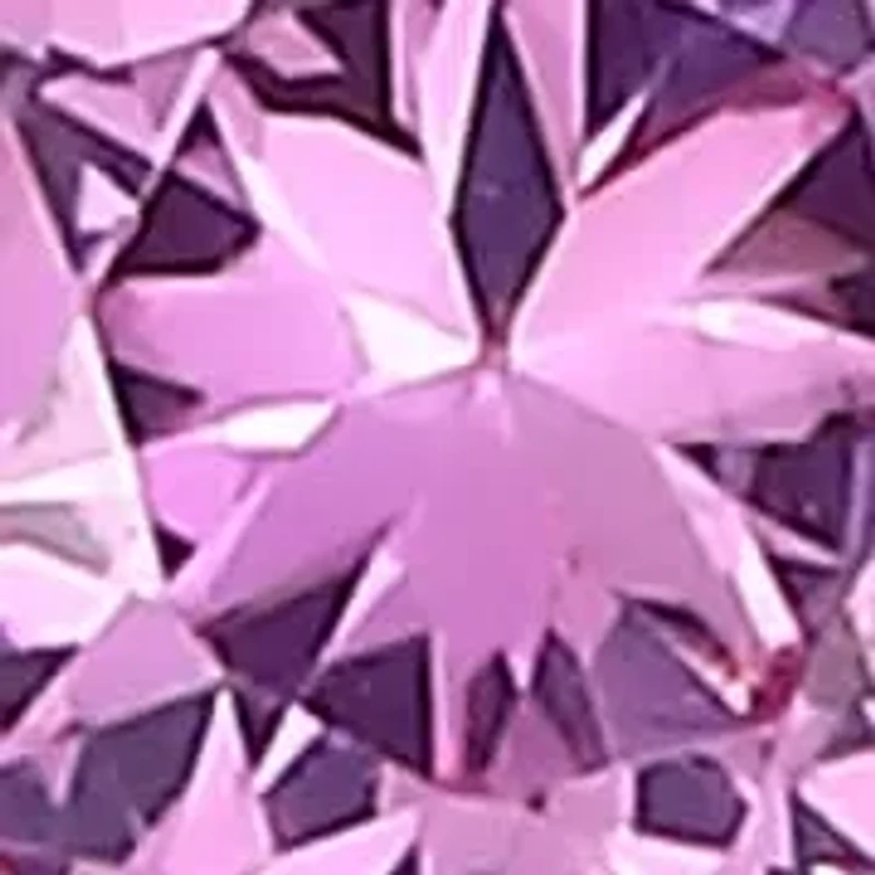 Lab Created 18K Yellow Gold Plated Sterling Silver Women’s Created Pink Sapphire Graduated Necklace