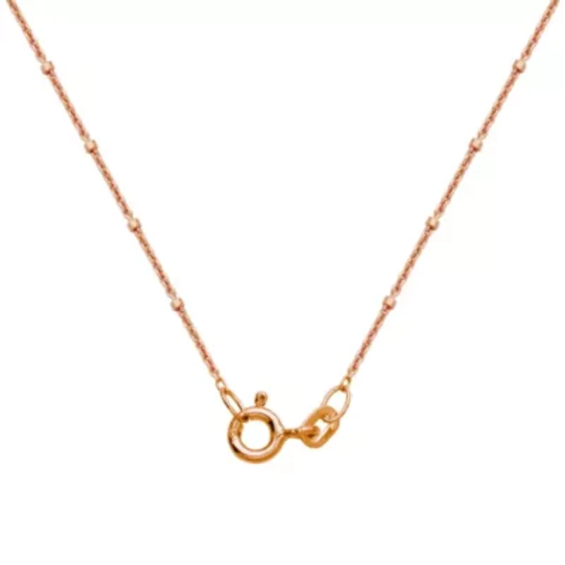 Created Ruby and Pink and white Sapphire Cluster Heart Pendant In 18K Rose Gold Plated Sterling Silver