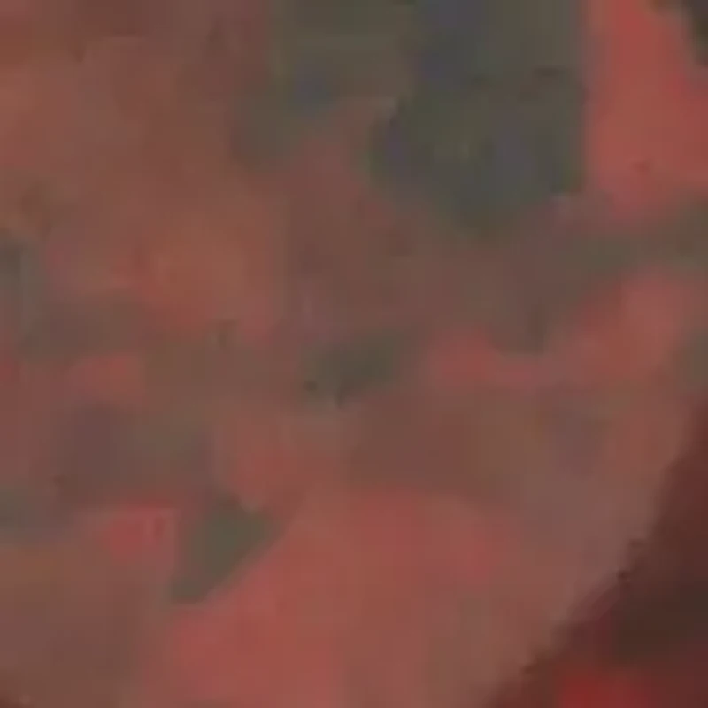 Genuine Garnet And White Topaz Heart Cluster Pendant In 18K Rose Gold Plated Sterling Silver