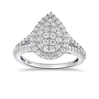 Lab Created 1CTTW Grown Diamond Statement Ring