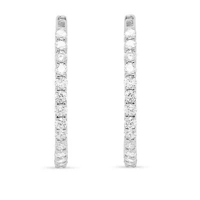 Lab Created 1.00CTTW Grown Diamond Earrings
