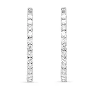 Lab Created 1.00CTTW Grown Diamond Earrings