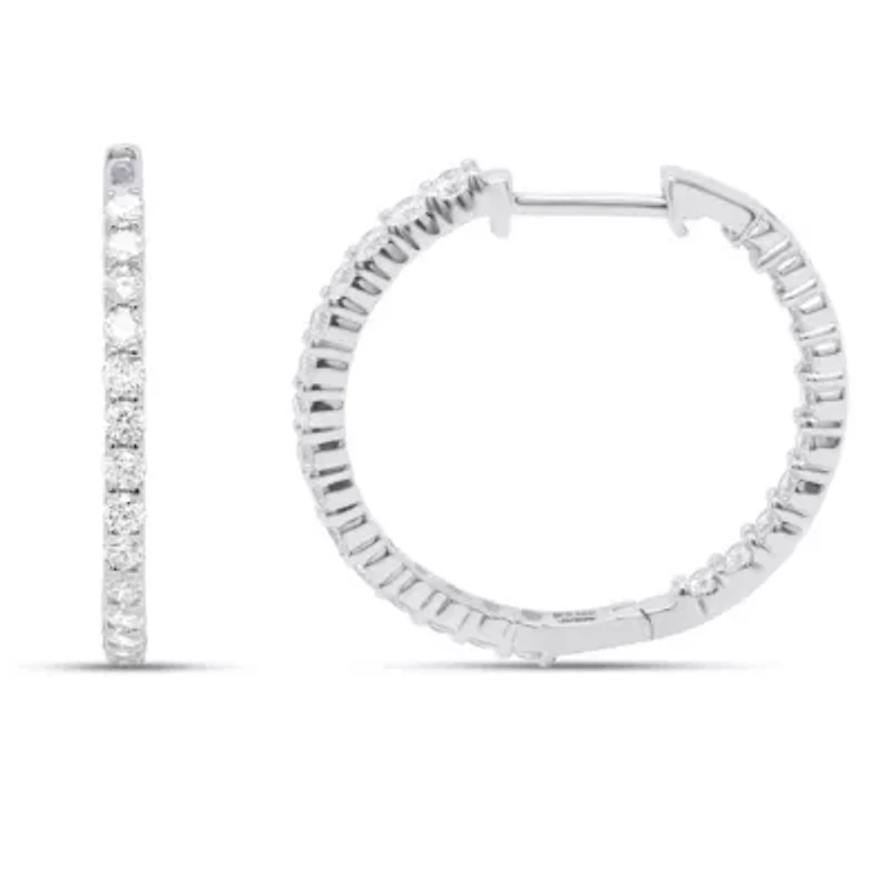 Lab Created 1.00CTTW Grown Diamond Earrings