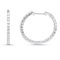 Lab Created 1.00CTTW Grown Diamond Earrings