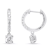 Lab Created 1/2CTTW Lab Grown Diamond Drop Earrings