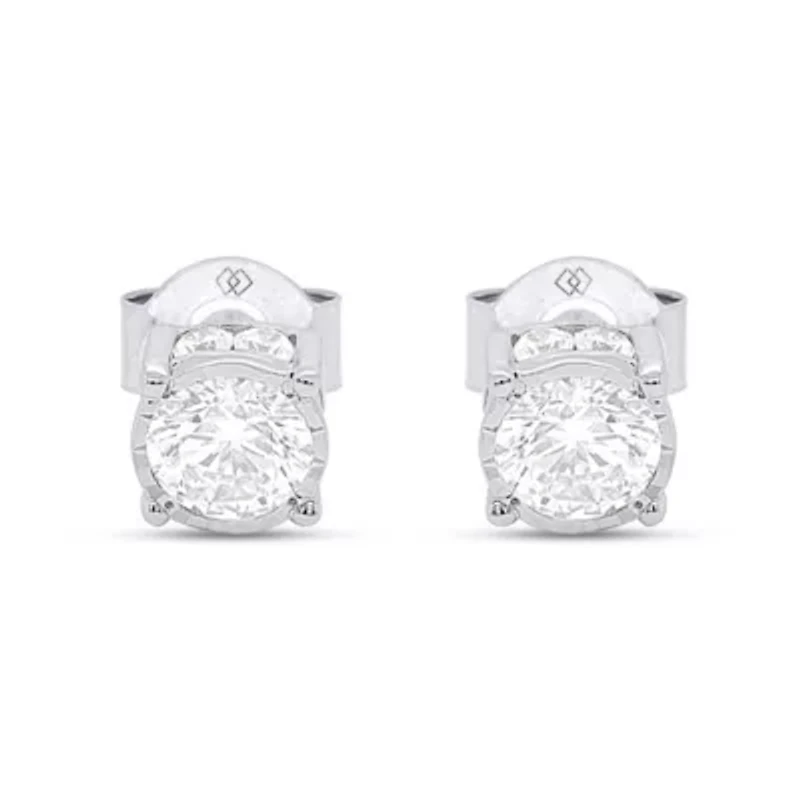 Lab Created 1CTTW Grown Diamond Stud Earrings