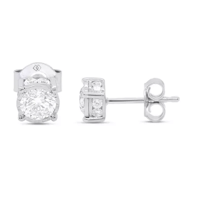 Lab Created 1CTTW Grown Diamond Stud Earrings