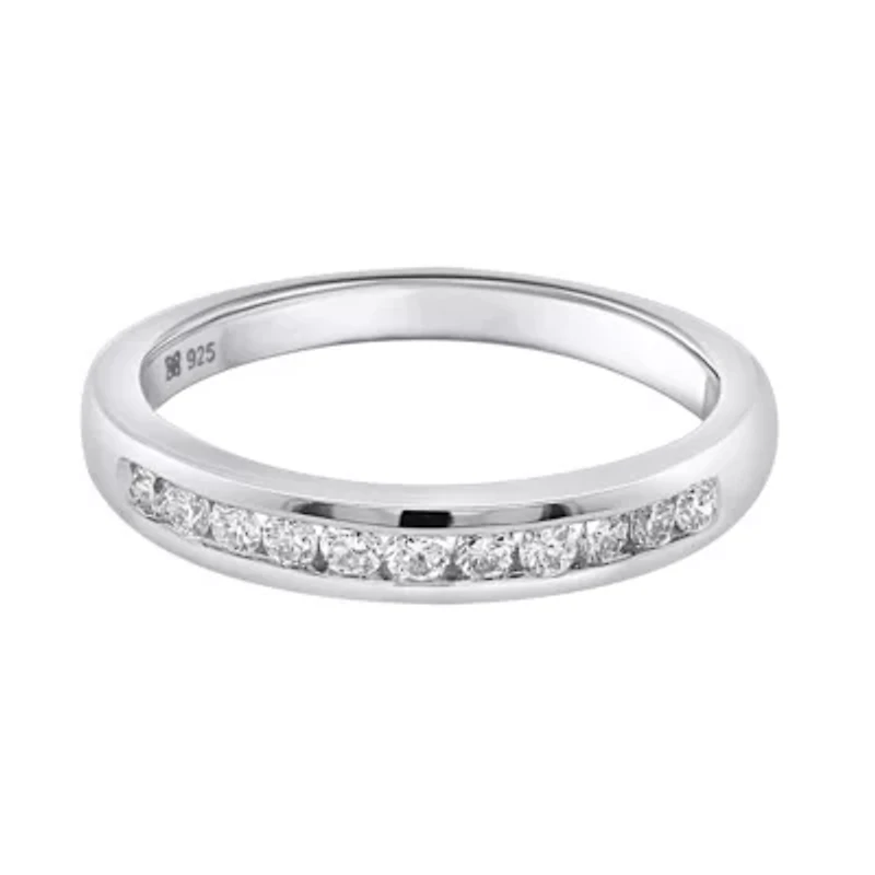 Lab Created 1/2CTTW Grown Diamond Channel Set Band