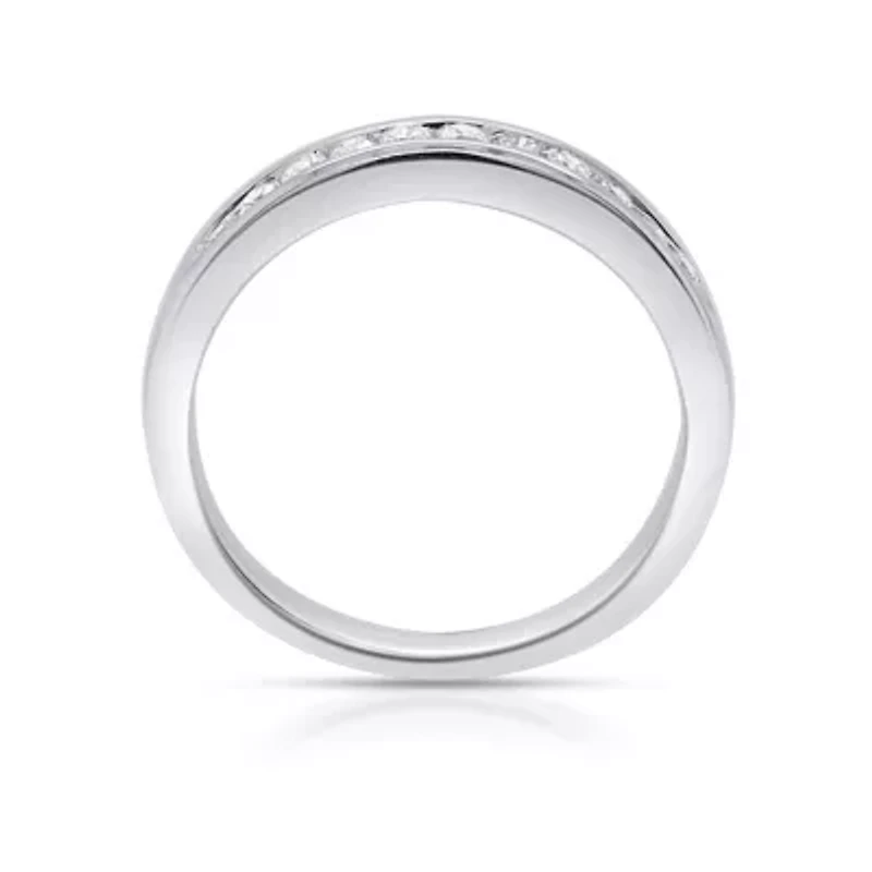Lab Created 1/2CTTW Grown Diamond Channel Set Band