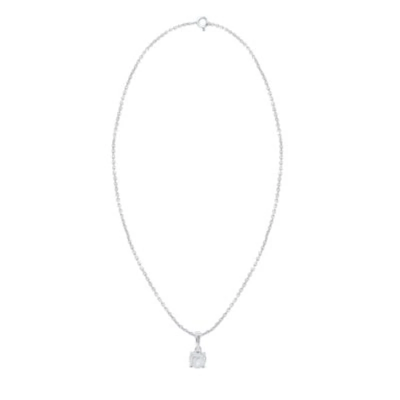 Lab Created 1/2CTTW Grown Diamond Solitiare Pendant