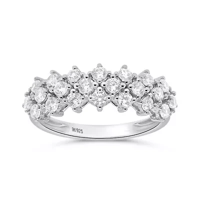 LAB Created 1 CTTW GROWN DIAMOND RING STERLING SILVER