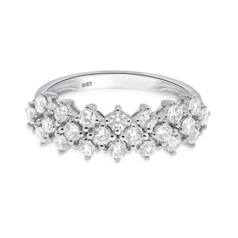 LAB Created 1 CTTW GROWN DIAMOND RING STERLING SILVER