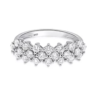 LAB Created 1 CTTW GROWN DIAMOND RING STERLING SILVER