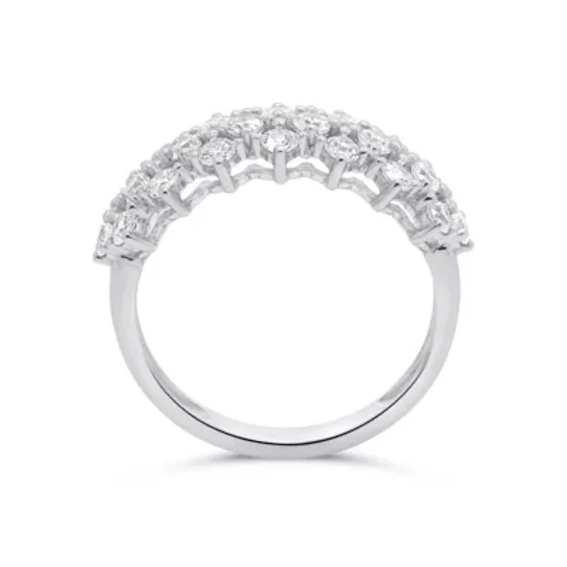 LAB Created 1 CTTW GROWN DIAMOND RING STERLING SILVER