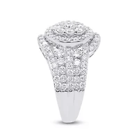 Lab Created Sterling Silver 2.00 Ctw Lgd Ring