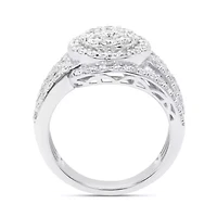 Lab Created Sterling Silver 2.00 Ctw Lgd Ring