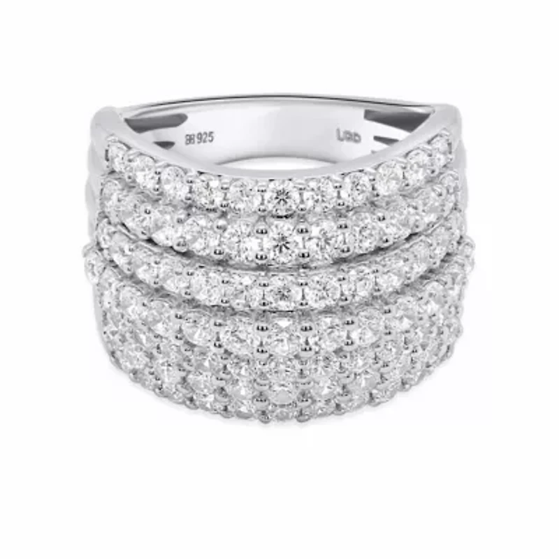 Lab Created Sterling Silver Ctw Lgd Ring